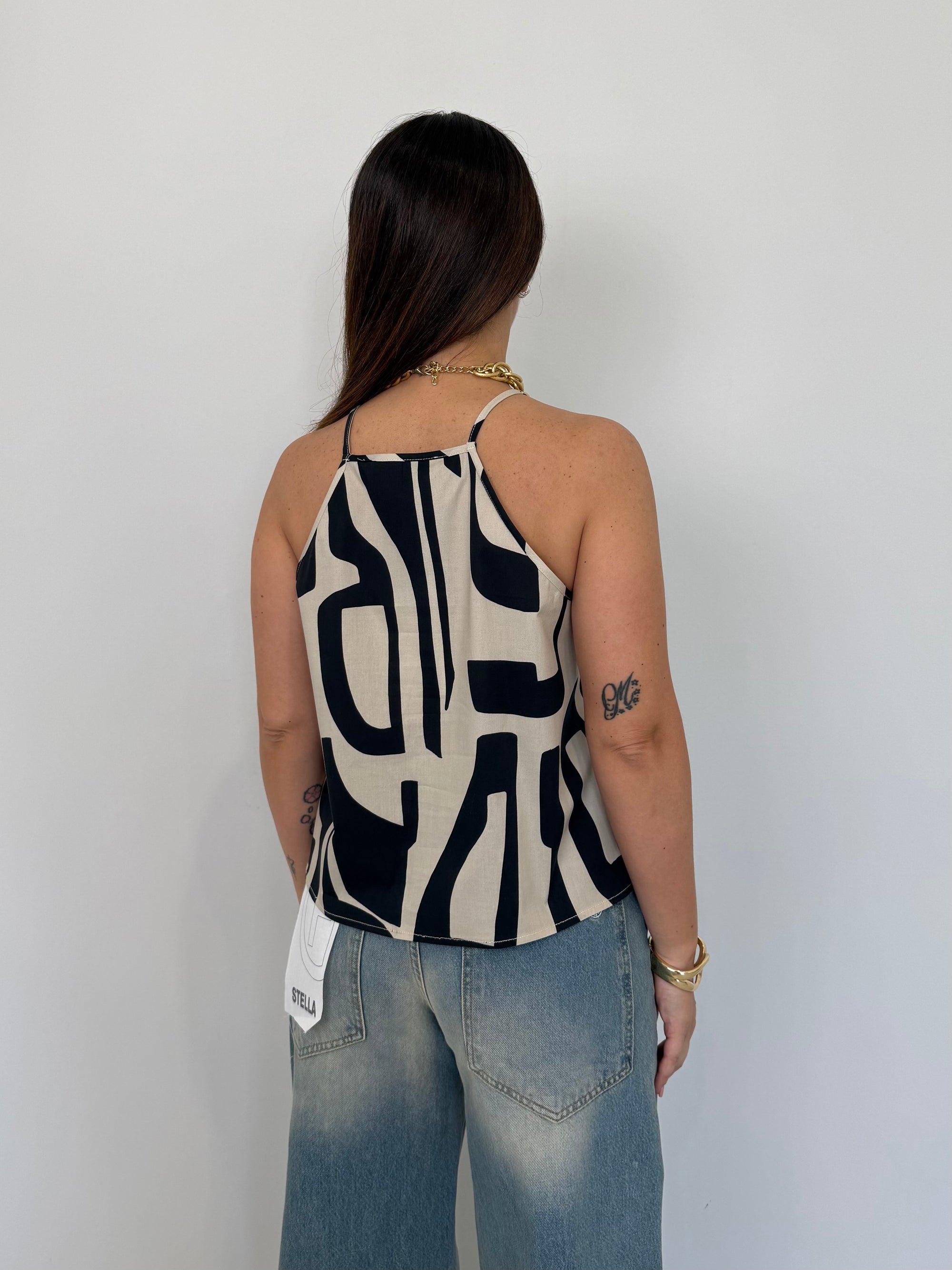 Haveone - Canotta etnica nera
