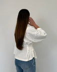Tensione In - T-shirt con lacci laterali