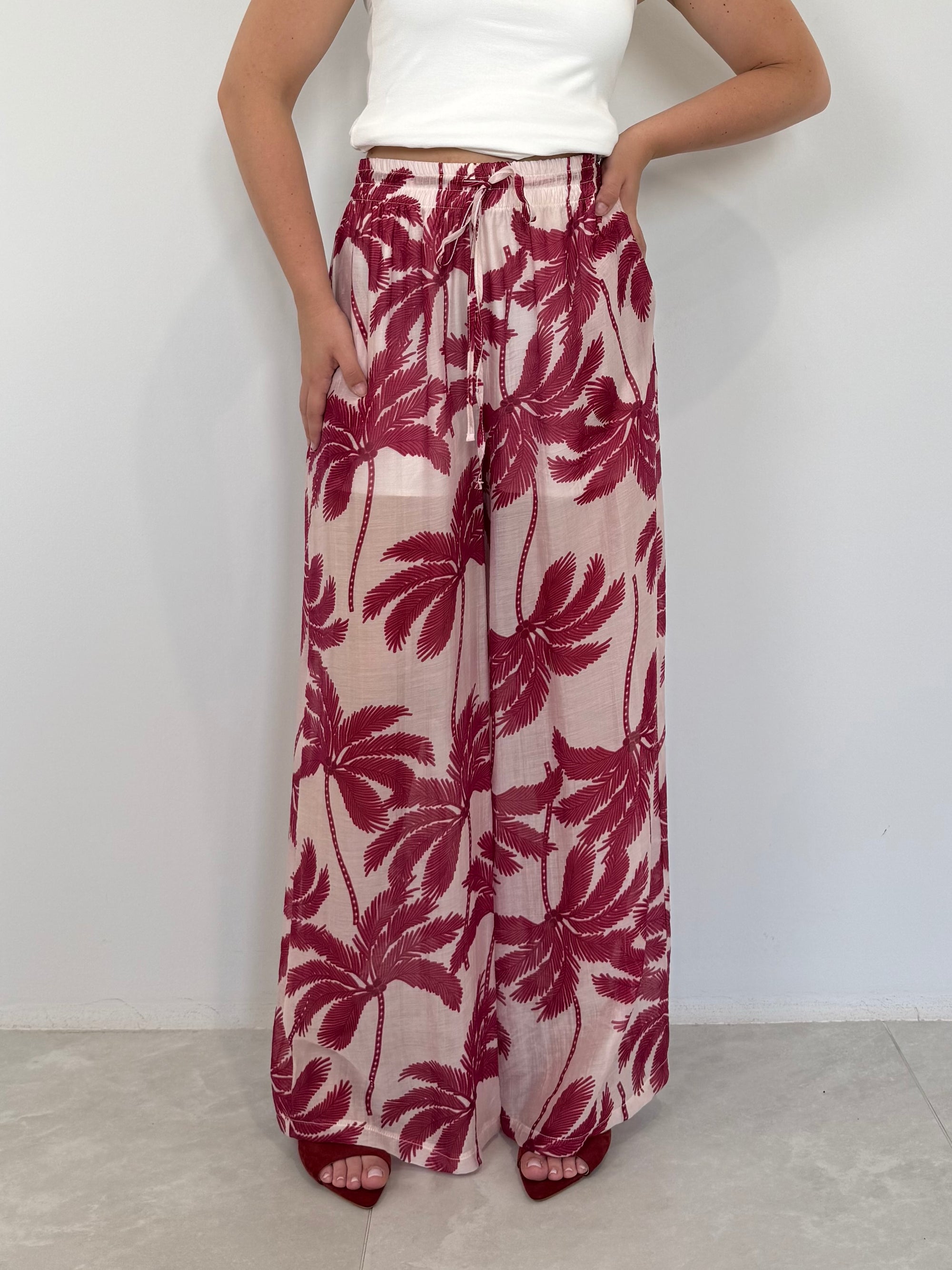 Haveone - Pantalone con palme india