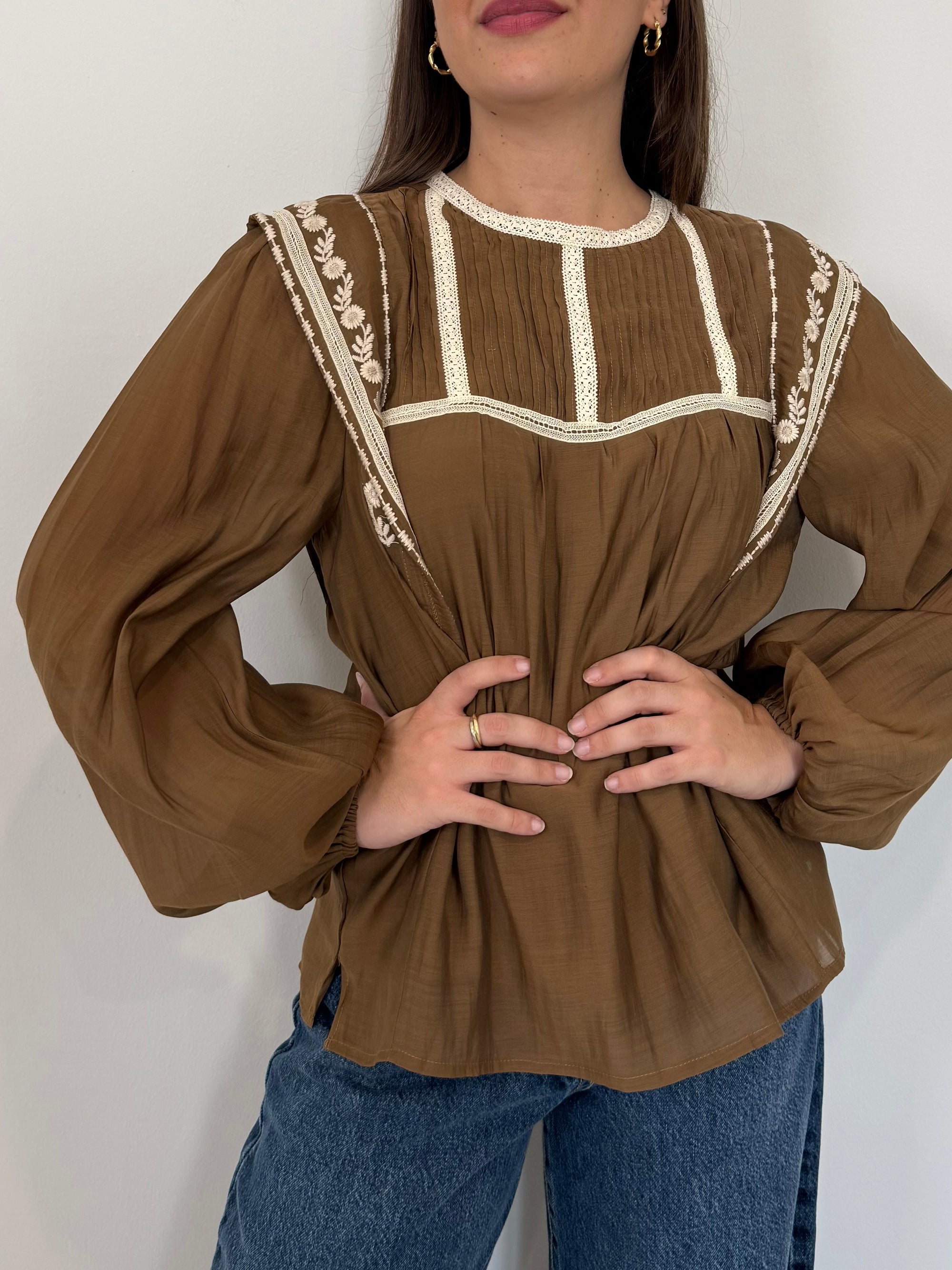 Haveone - Camicia con ricami