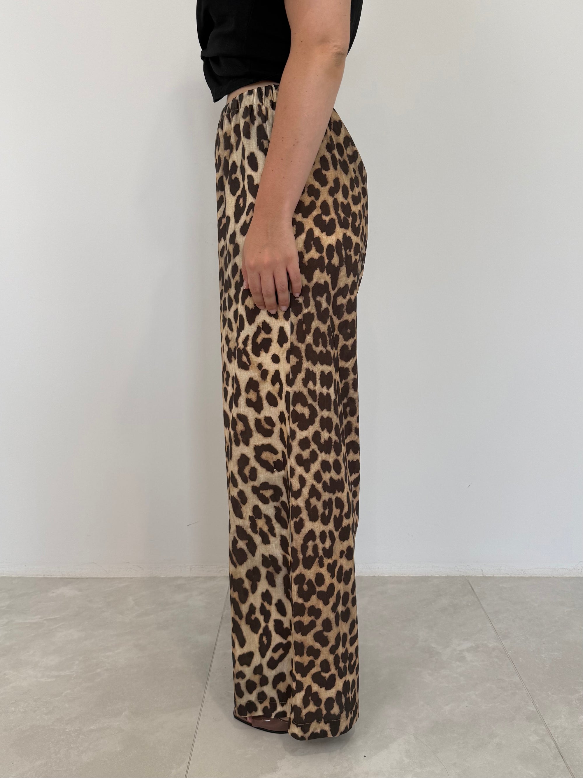 Haveone - Pantalone in cotone maculato
