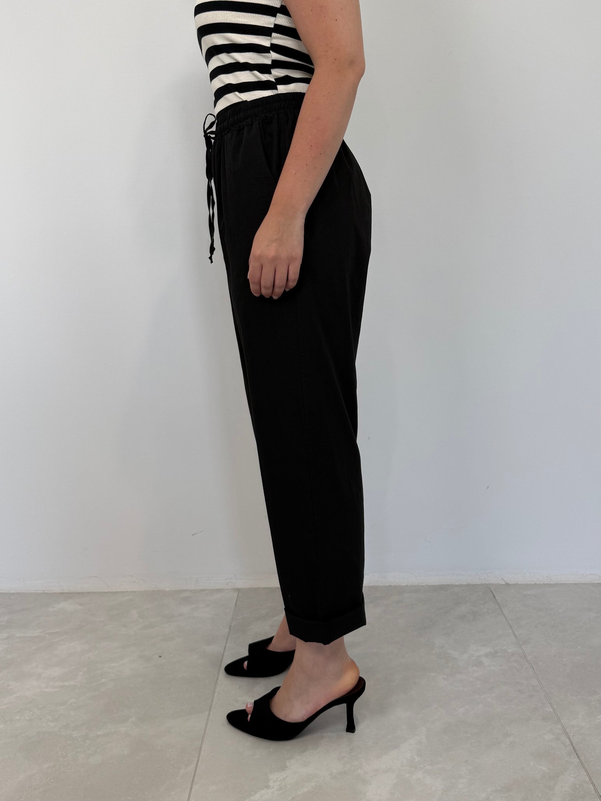 Haveone - Pantalone leggero nero