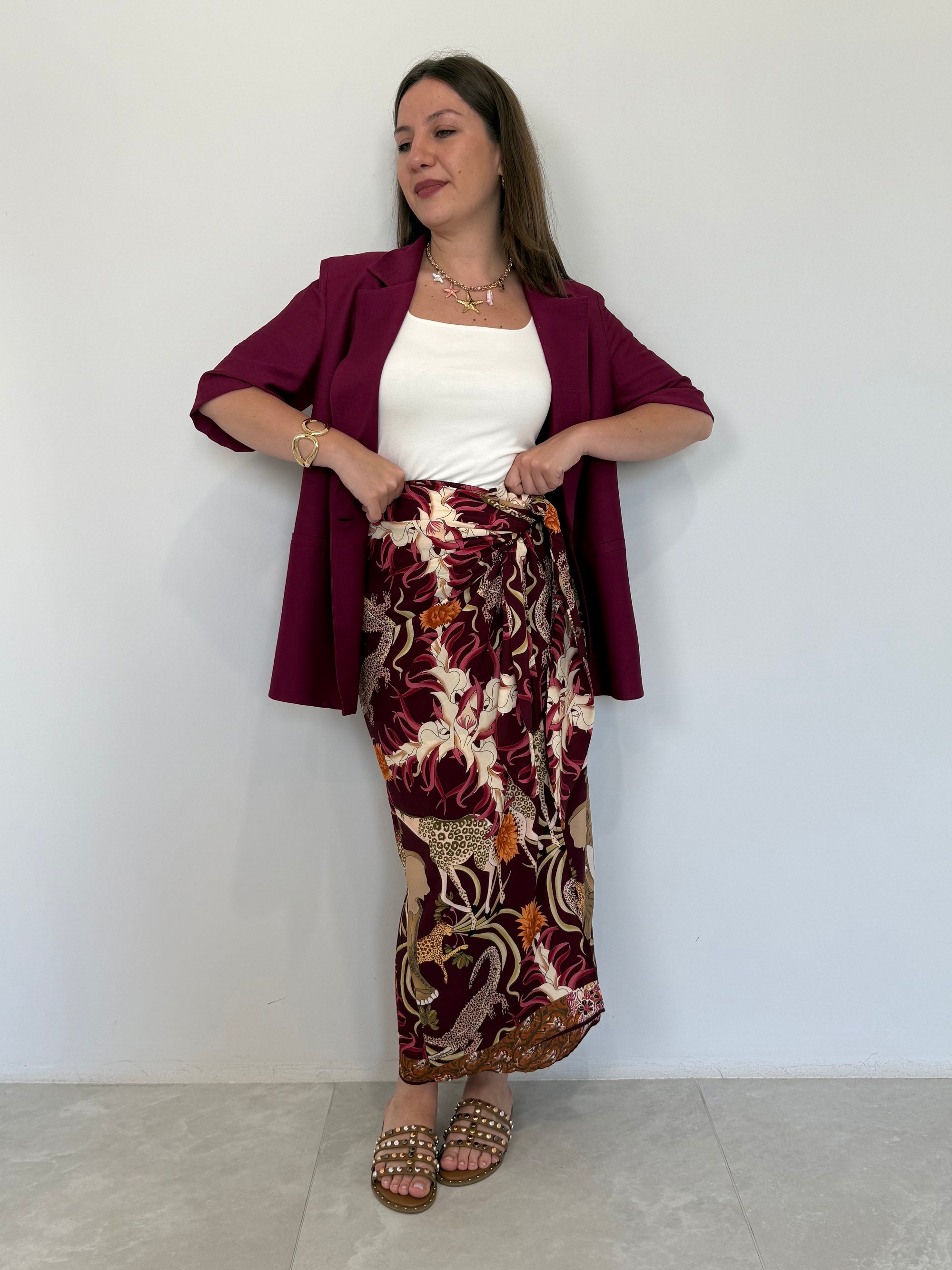 PRE-ORDINE 15/06: Tensione In - Gonna pareo lunga Safari
