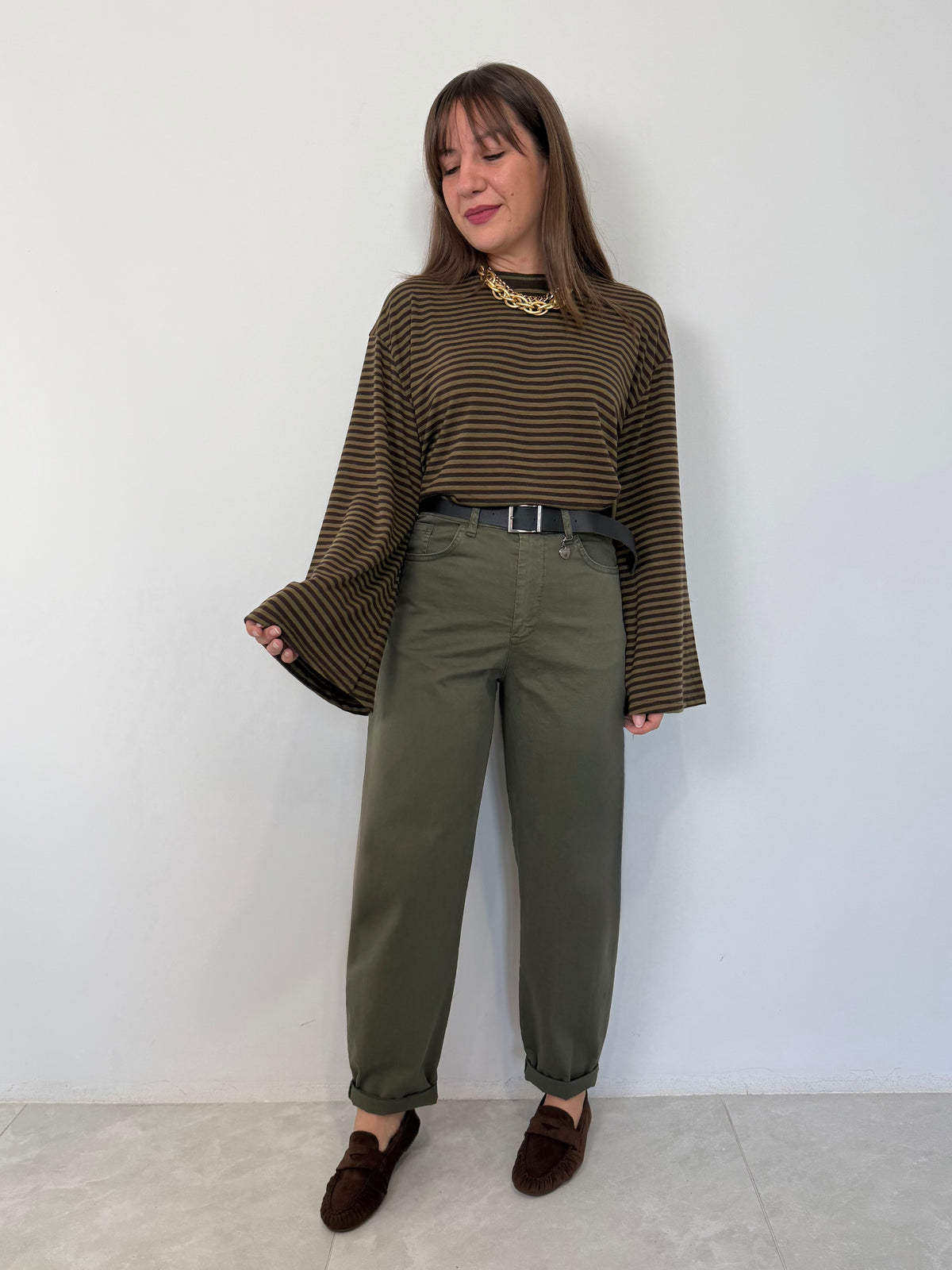 PRE-ORDÌNE 26/10: SusyMix - Pantalone cuoricino verde