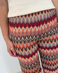 SusyMix - Pantalone zigzag rosso