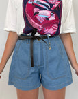 SusyMix - Short in denim stellina