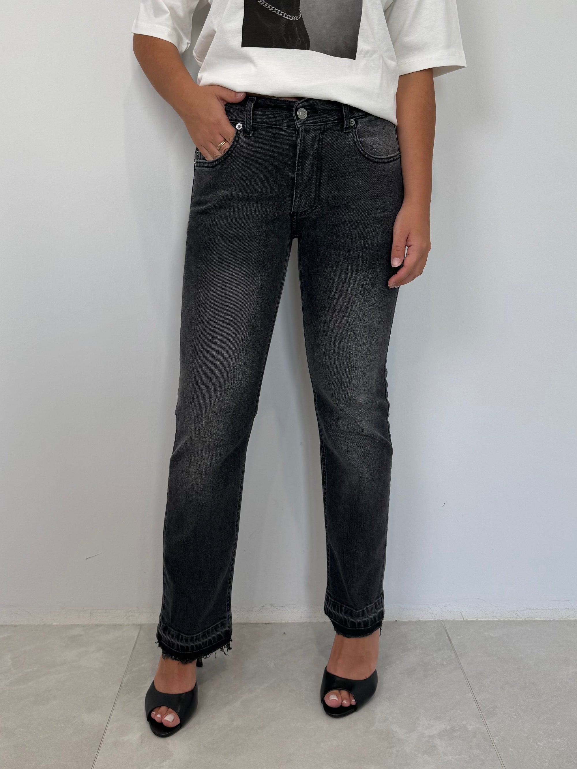 Haveone - Jeans Mike sigaretta nero