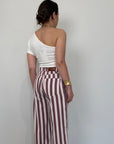 Tensione In - Jeans light a righe rosa