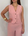 Haveone - Gilet easy rosa