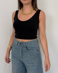 SusyMix - Canotta crop nera