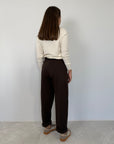 SusyMix - Pantalone punto Milano stellina moro