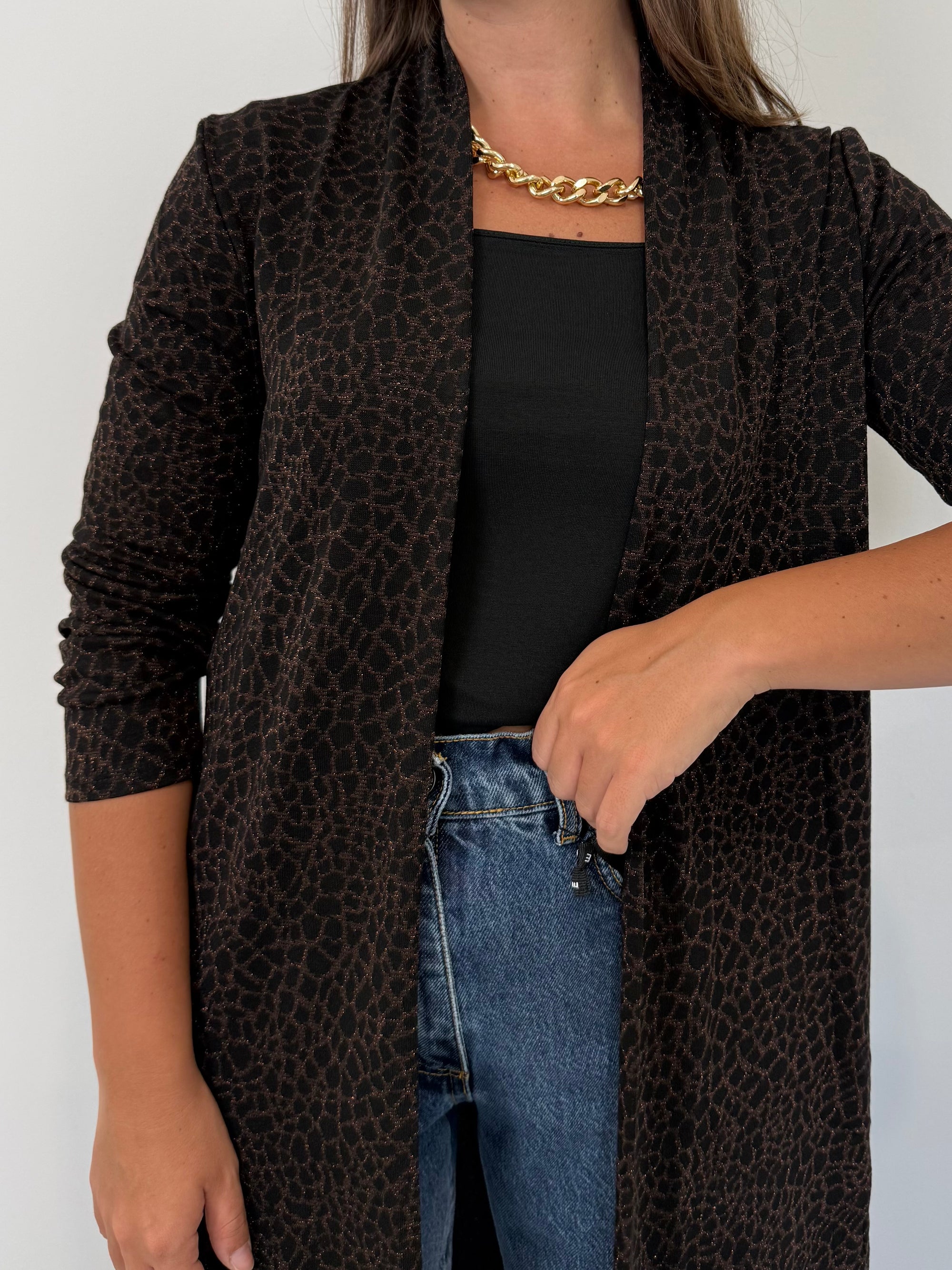 SusyMix - Cardigan maculato soft
