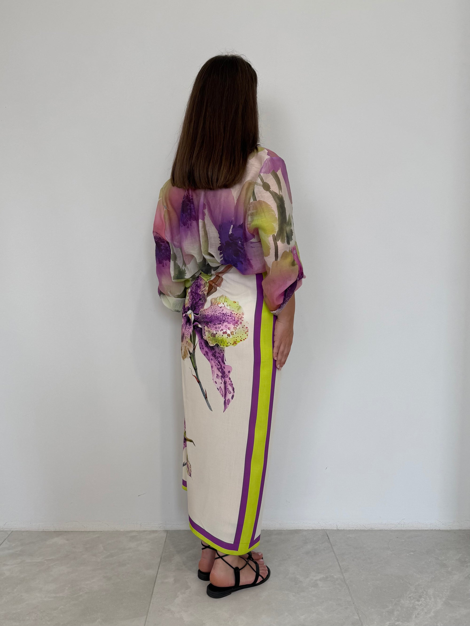 Haveone - Gonna pareo lunga orchidea viola