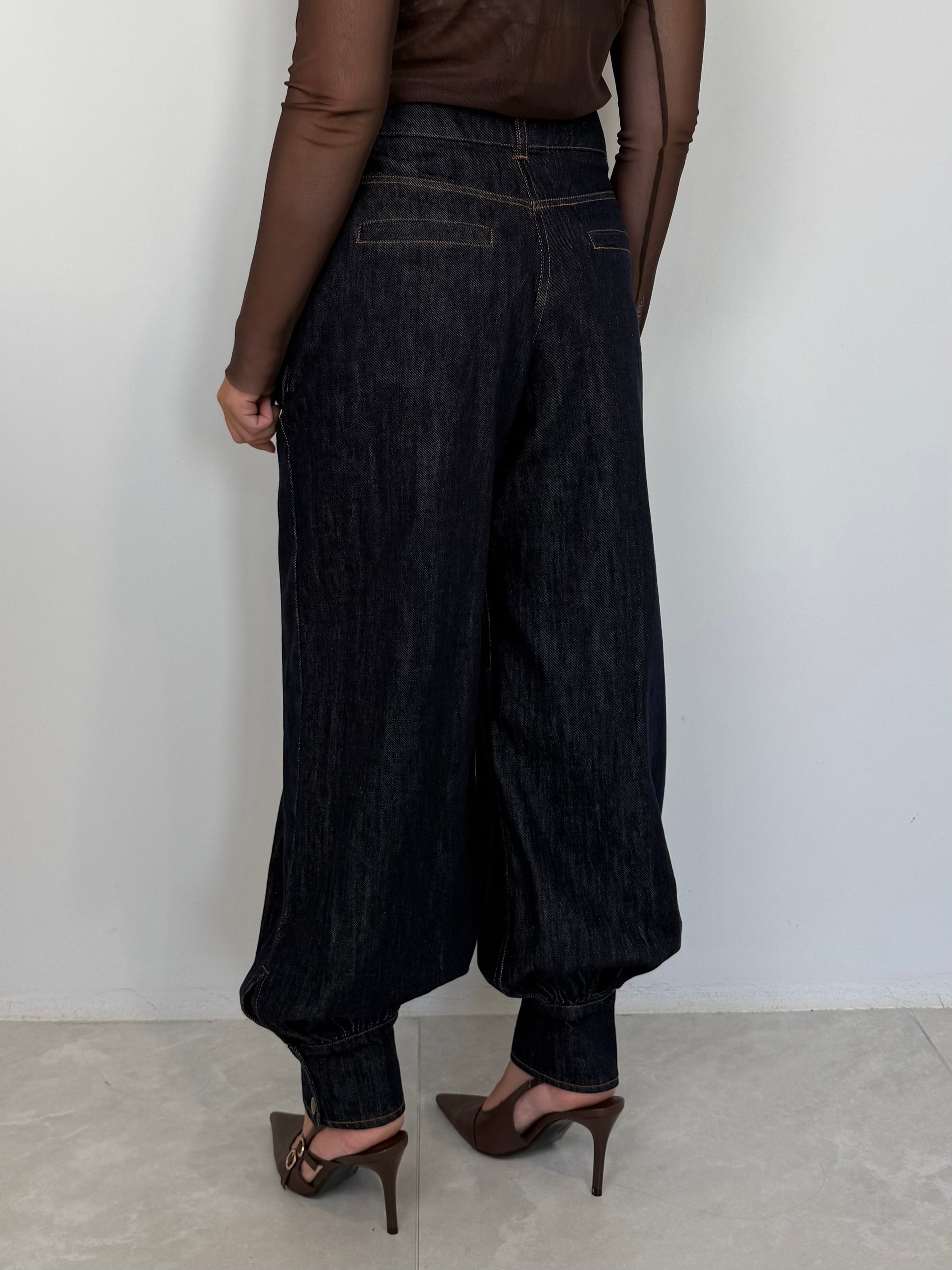 Tensione In - Jeans baloon con polsino