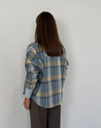 Haveone - Camicia check azzurra