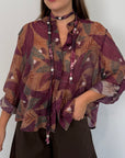 Haveone - Camicia palme con collana