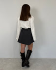 Tensione In - Gonna con maniche camicia grigia