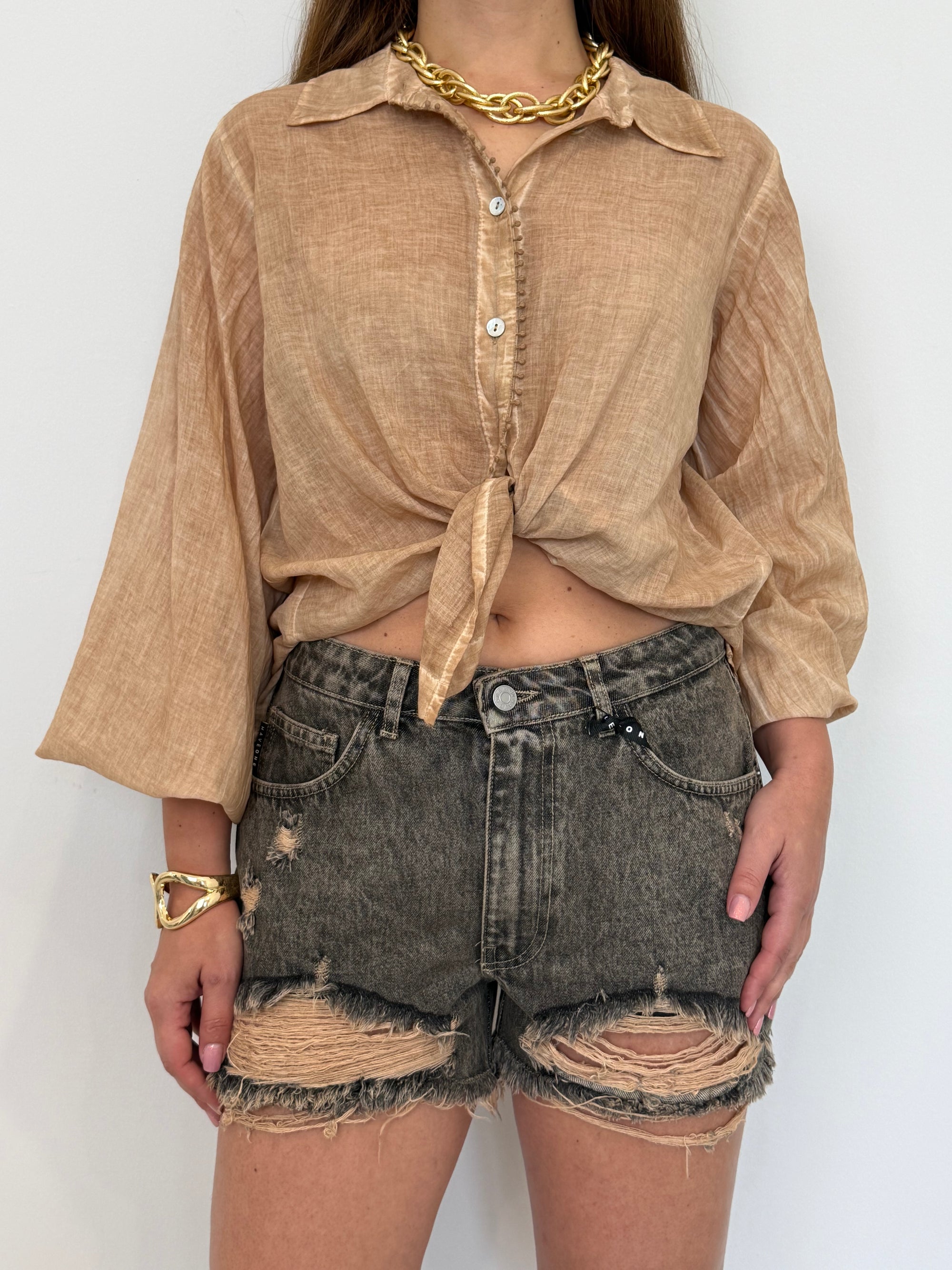 Haveone - Short sovrattinto moro
