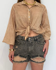 Haveone - Short sovrattinto moro