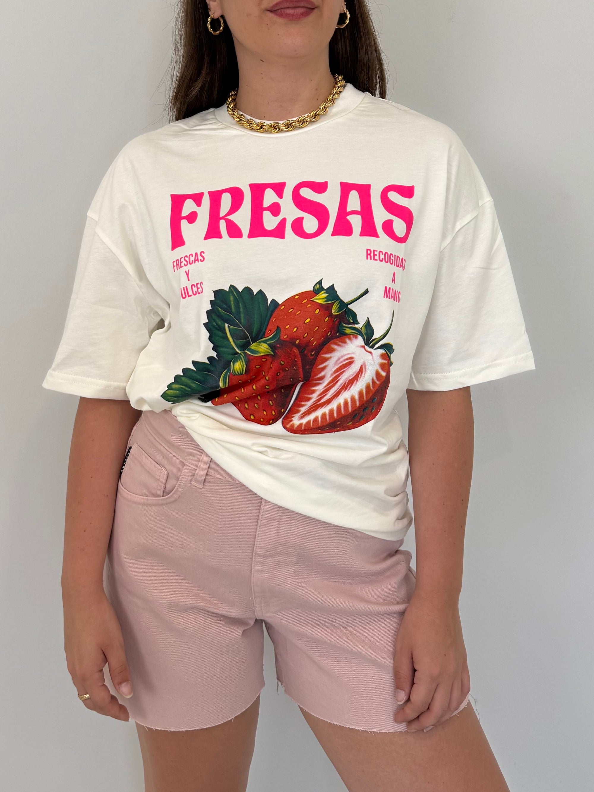 Haveone - T-shirt con fragola