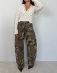 Haveone- Jeans cargo mimetico