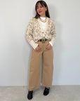 Tensione In - Jeans barrel cammello