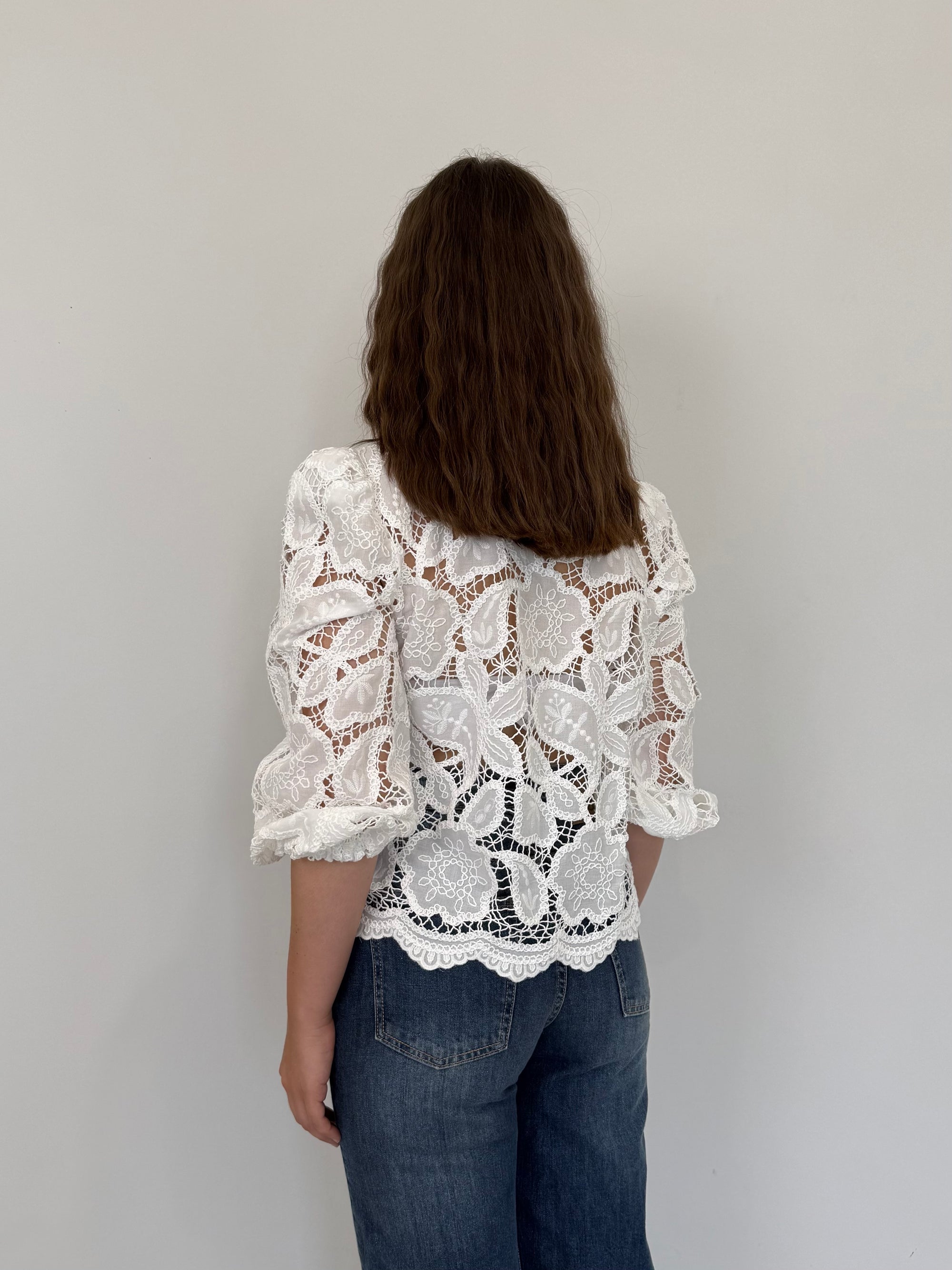Tensione In - Camicia in sangallo Lindos
