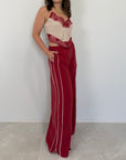 Haveone - Pantalone in cupro con banda india