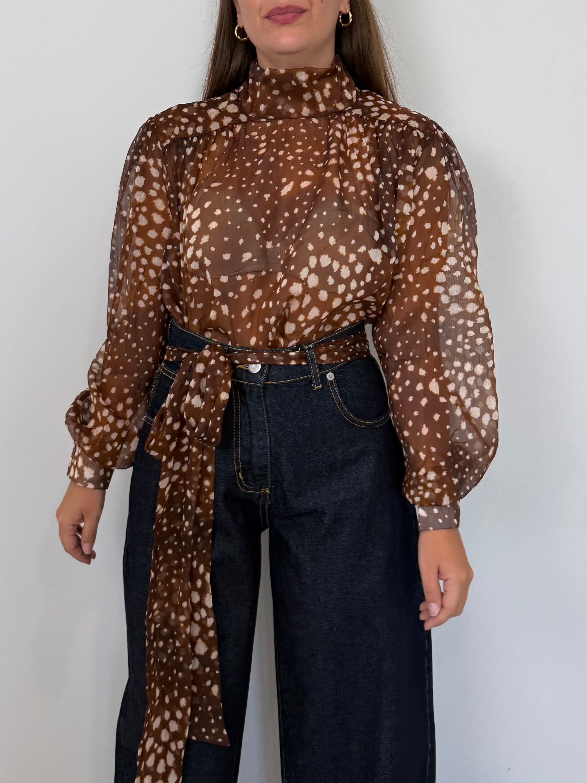 SusyMix - Camicia bambi tabacco