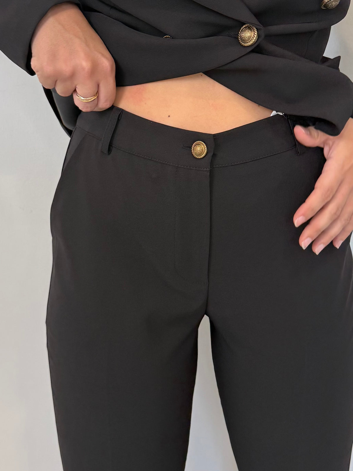 SusyMix - Pantalone a zampa nero