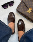 Mocassino cocco moro