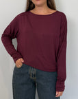SusyMix - Maglia scatola scollo barca vino