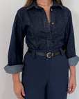 SusyMix - Camicia in denim sagomata