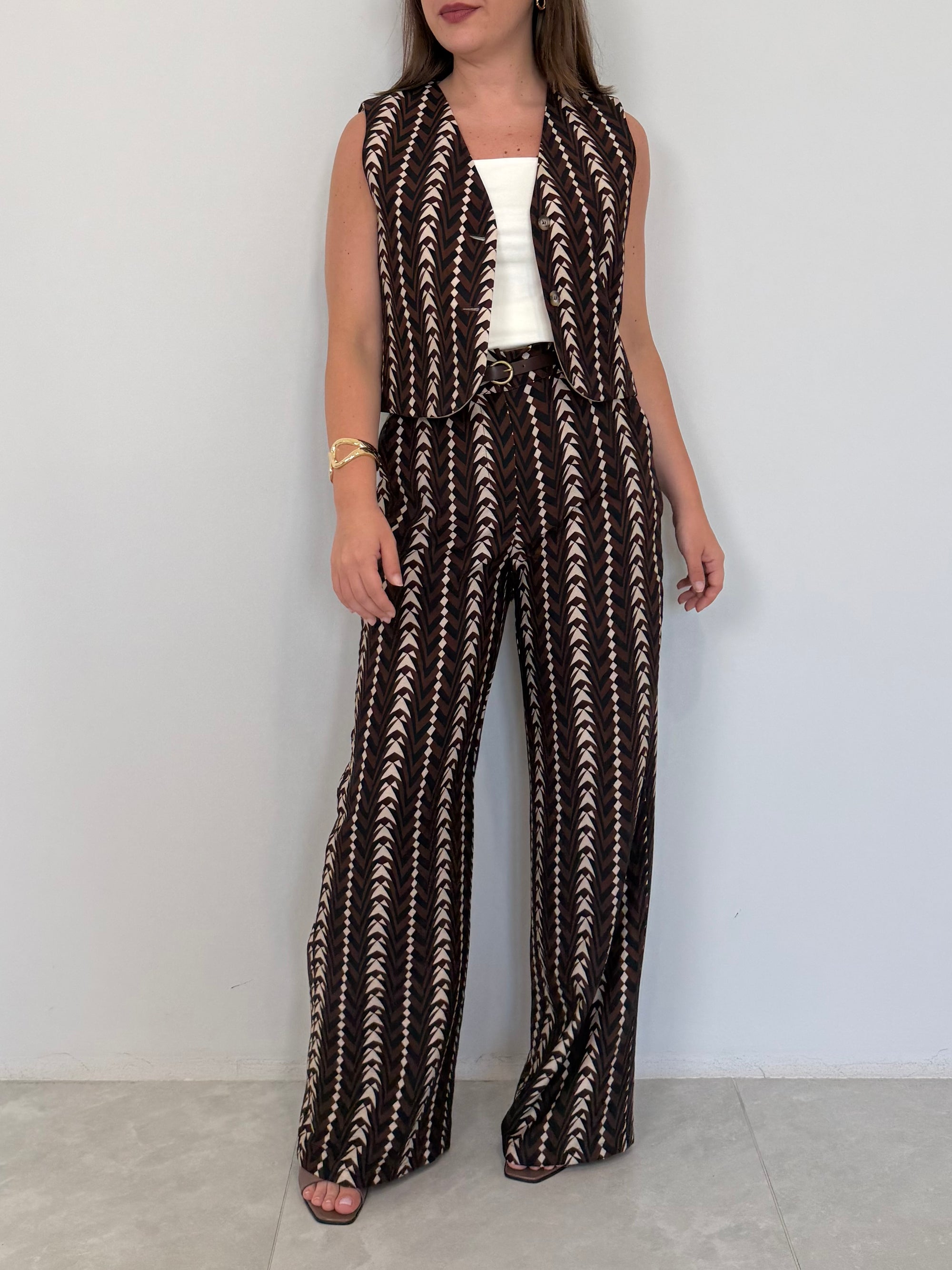 Haveone - Pantalone etnico moro