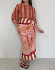 Haveone - Gonna pareo lunga palme rosa