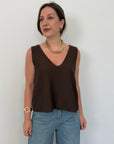 Haveone - Canotta spalla larga moro