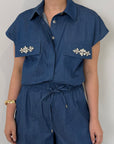 Tensione In - Camicia in denim chambray