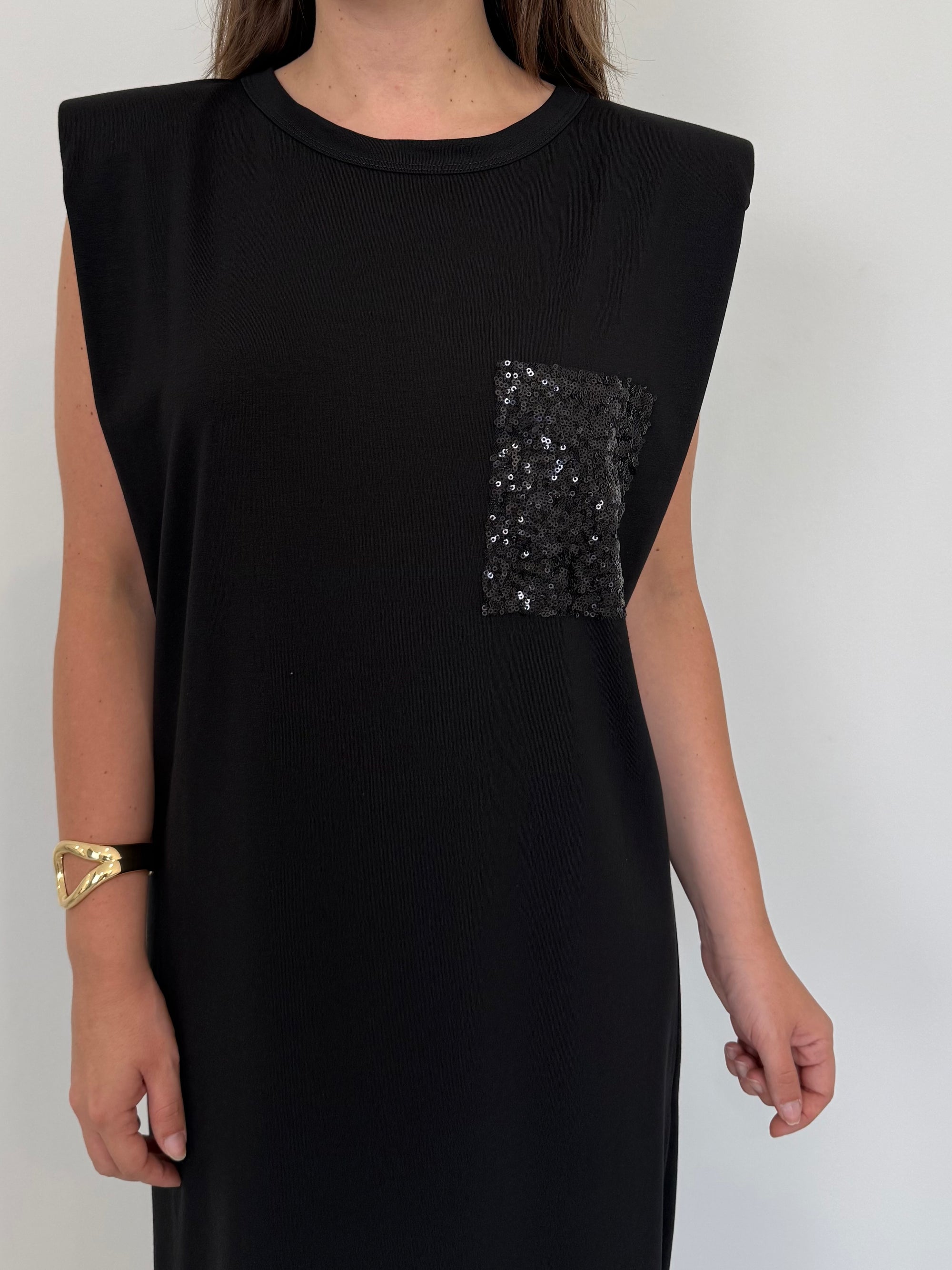 PRE-ORDINE 15/06: SusyMix - Abito con taschino paillettes