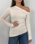 SusyMix - Maglia cutout panna
