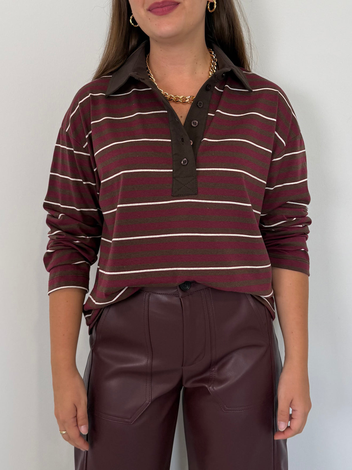 Haveone - Polo righe vino