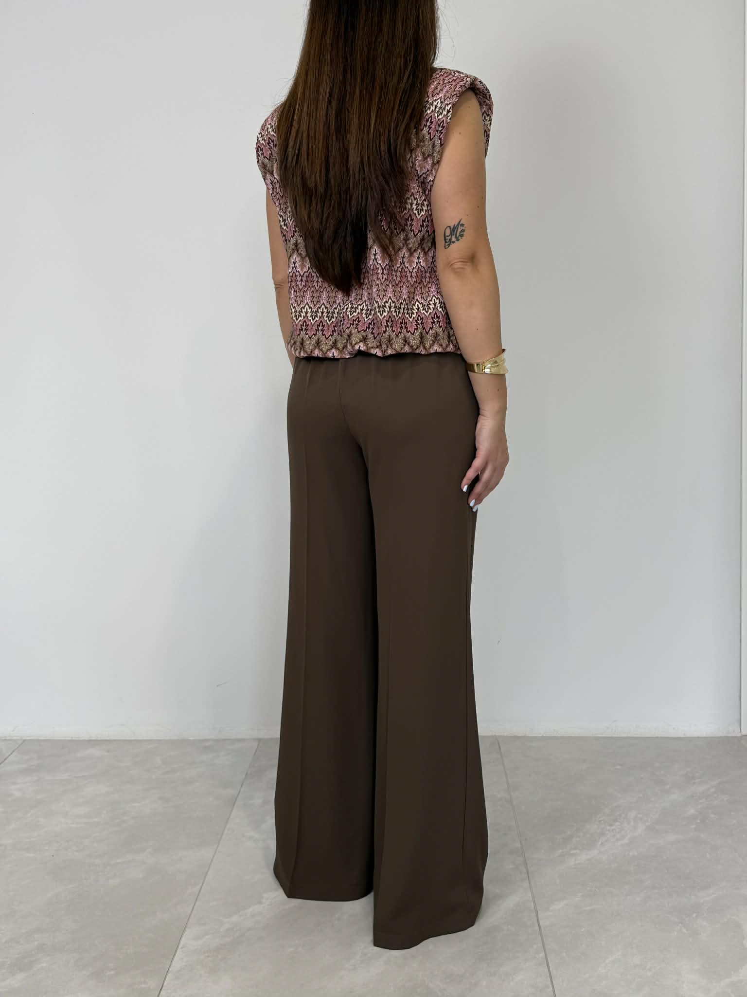 SusyMix - Pantalone fluido moro