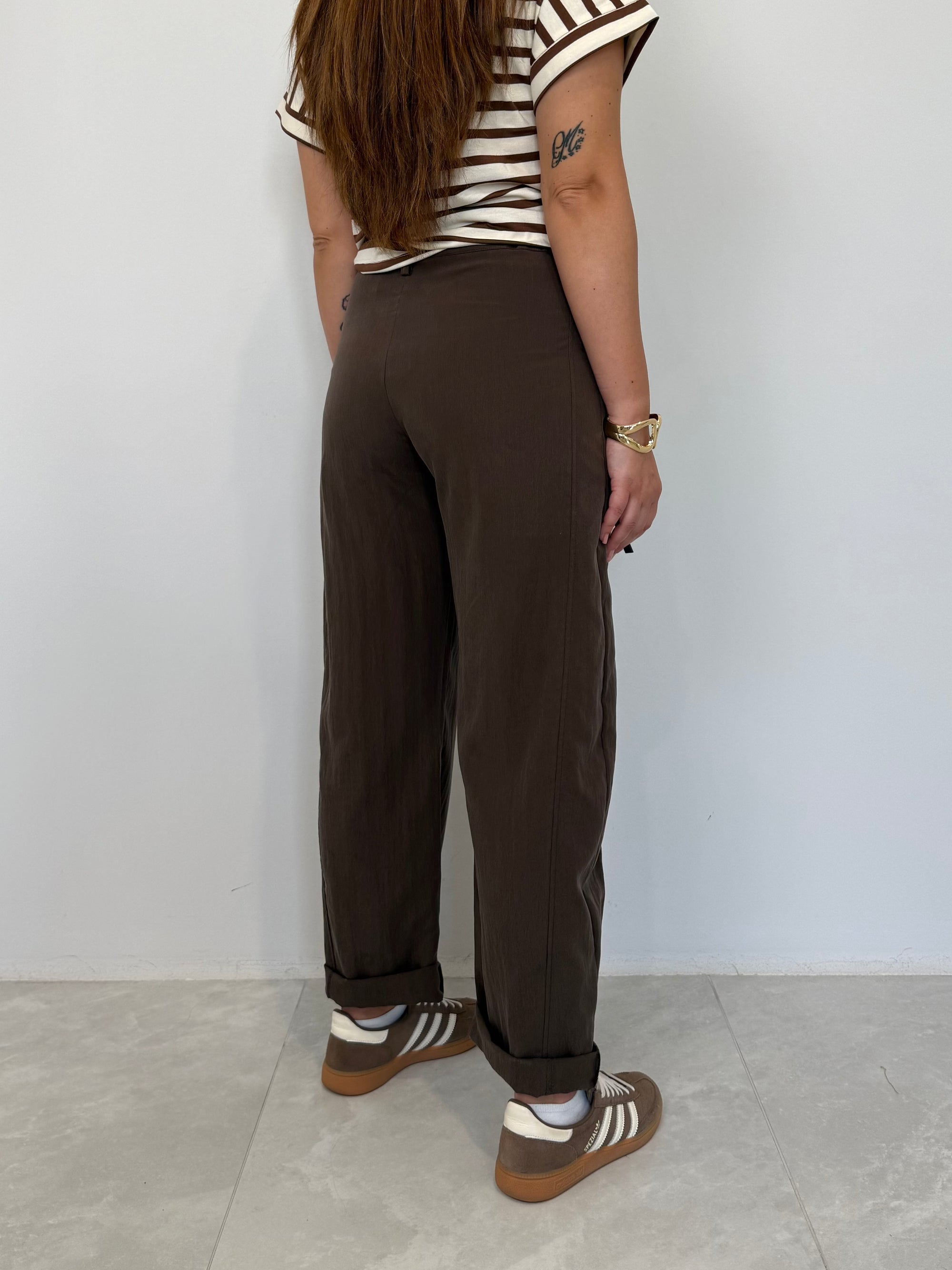 SusyMix - Pantalone stellina paracudete moro