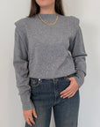Haveone - Maglioncino con spalline grigio