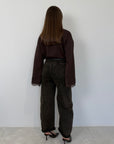 SusyMix - Jeans barrel sovrattinto moro