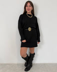 SusyMix -  Abito in maglia nero