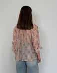 Haveone - Camicia palme rosa