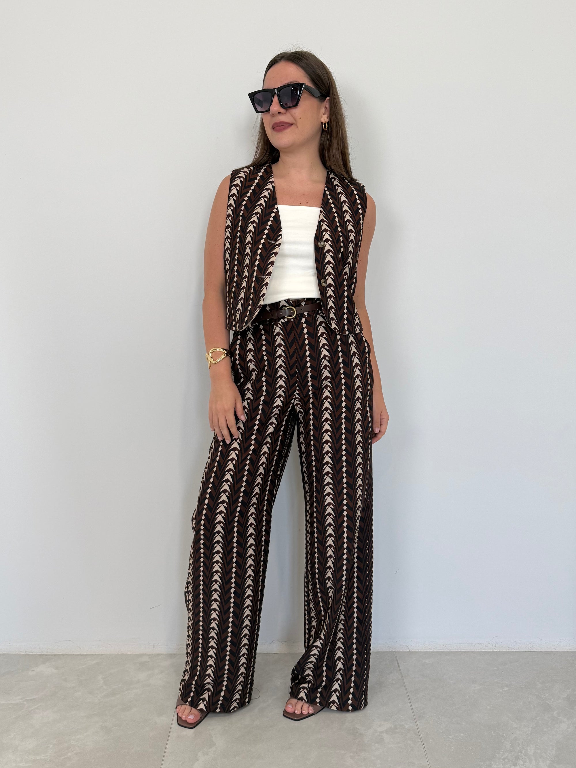 Haveone - Pantalone etnico moro