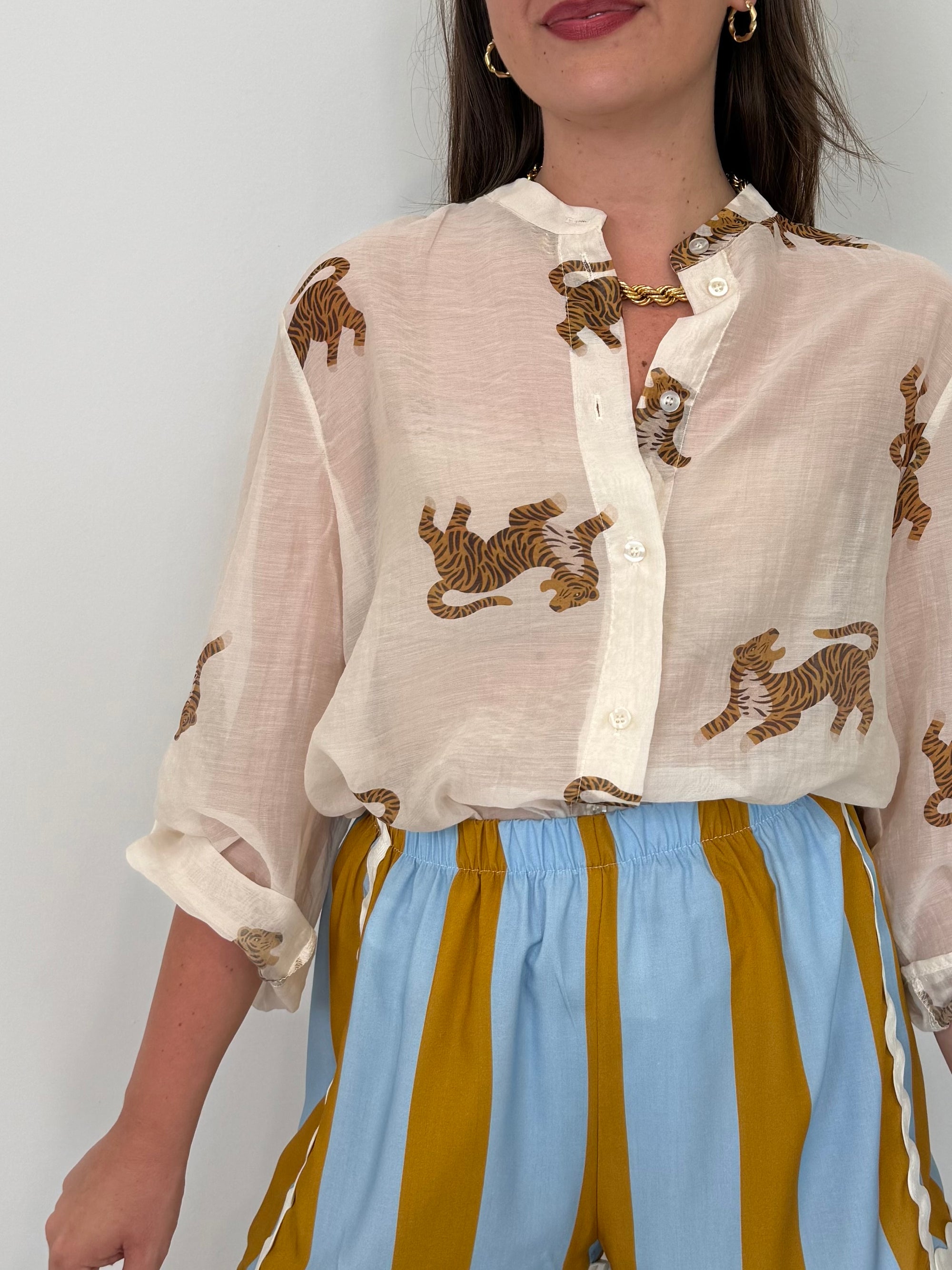 Haveone - Camicia con ghepardi