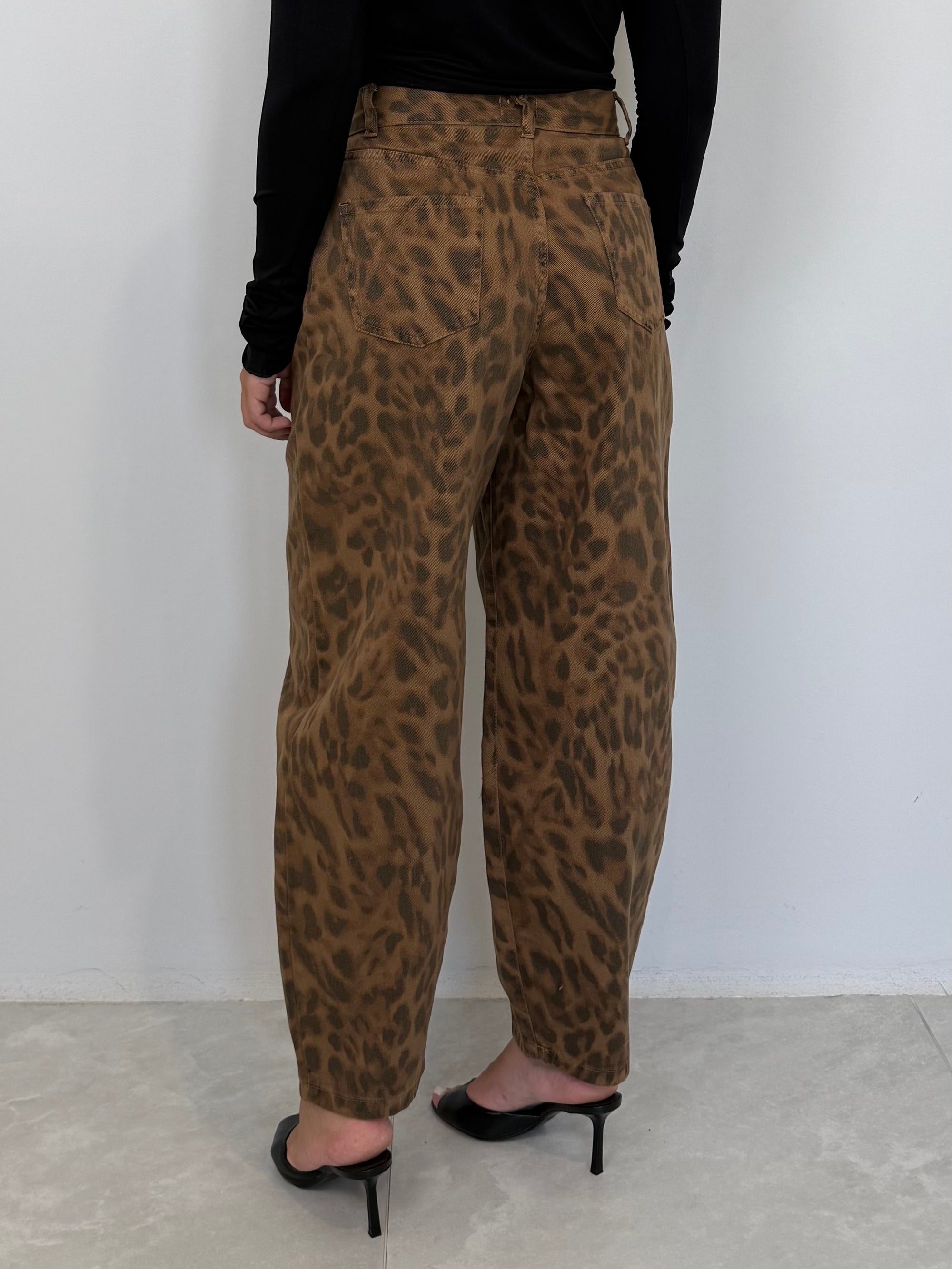 SusyMix - Jeans ballon animalier