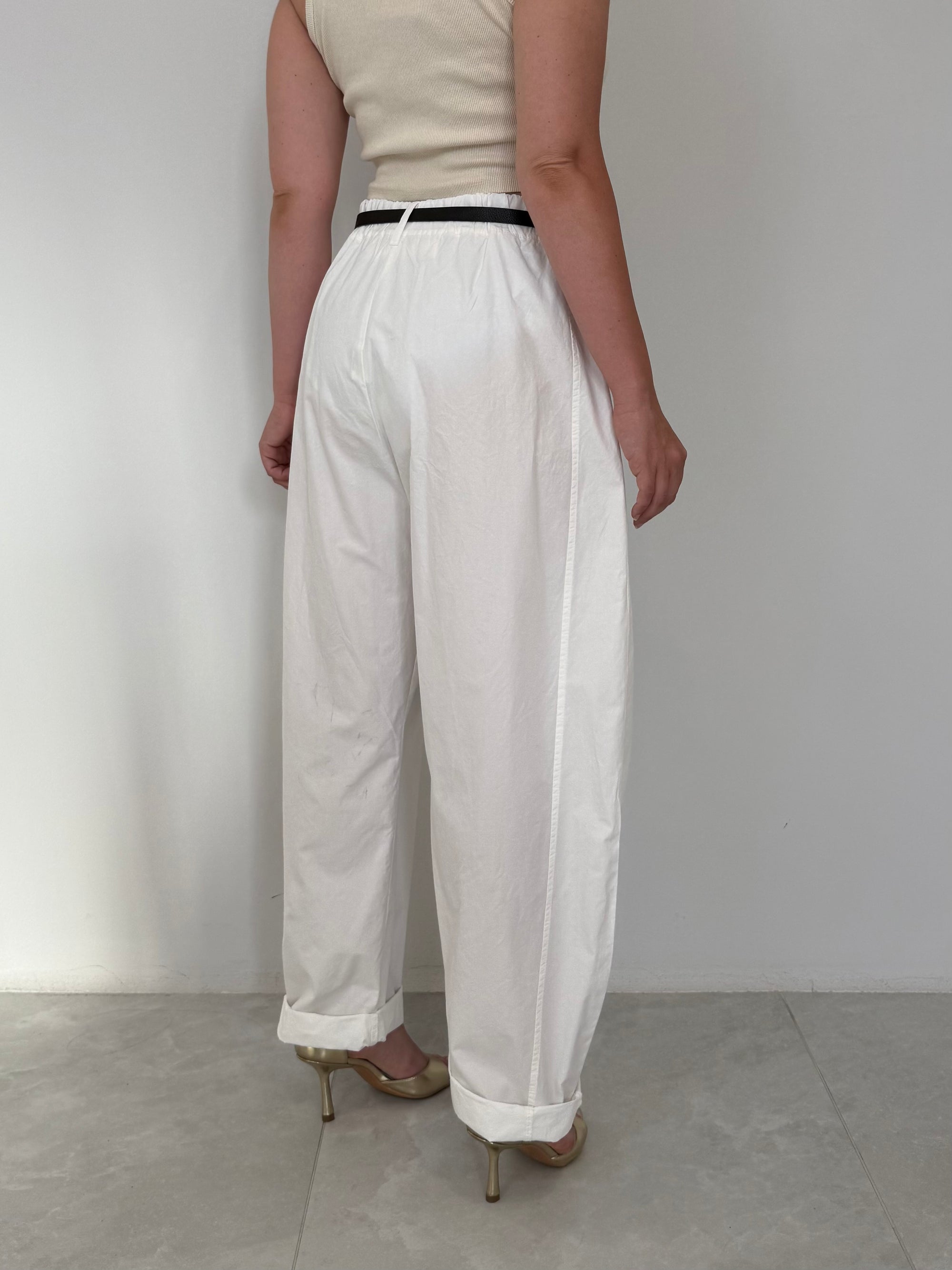 SusyMix - Pantalone con stellina LT bianco